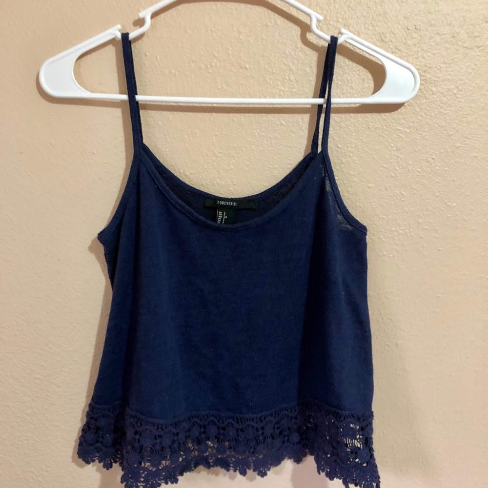 Blue tank top